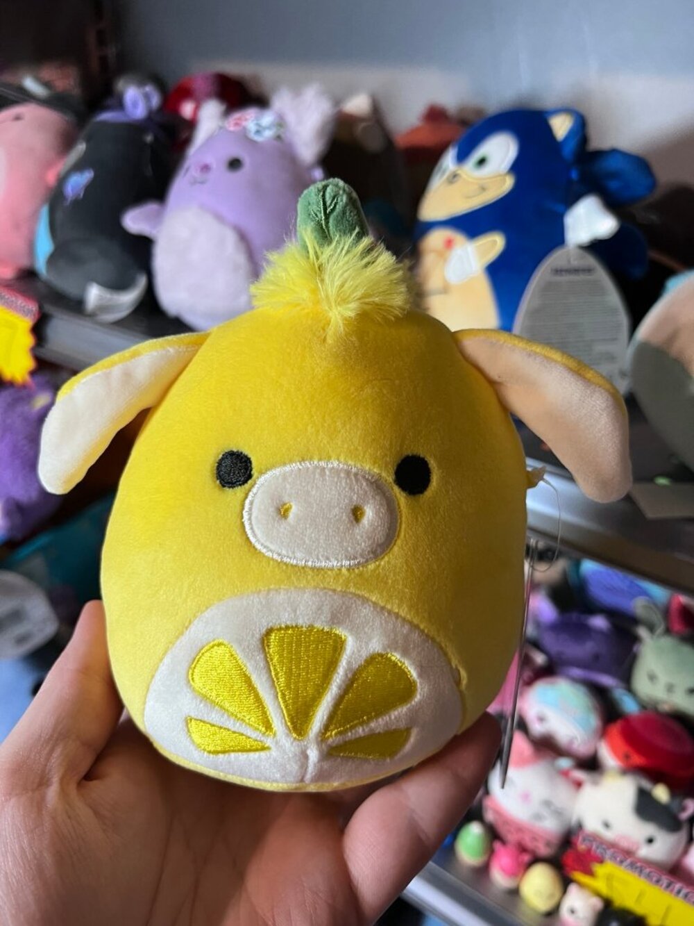 NWT Clement Lemon Donkey Squishmallow Food Fusion 5” Plush Toy Stuffed Animal